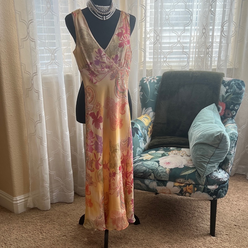 Max & Cleo Multicolor Floral Maxi Dress
